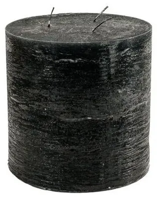 Obrázek produktu pro Branded svíčka, rozměry 15 × 15 cm, barva: tmavě šedá, doba hoření: cca 90 hodin.