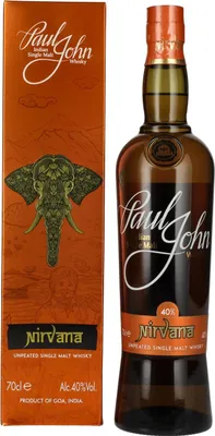 Image de Paul John NIRVANA Indian Single Malt Whisky 40% Vol. 0,7l en boîte cadeau