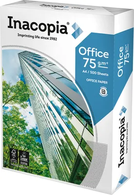 Produktbild von Inacopia Kopierpapier office 020807510001 A4 75g 500 Bl./Pack.