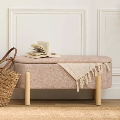 Image de Eazy Living, tabouret Maureau, couleur beige