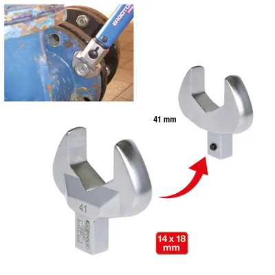 Produktbild von KS Tools 14x18 mm Einsteck-Maulschlüssel, 41 mm
