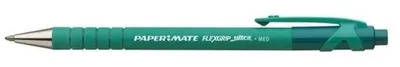 Produktbild von Papermate Flexgrip Ultra Grün Clip-on-Einziehkugelschreiber Medium 12 Stück(e)