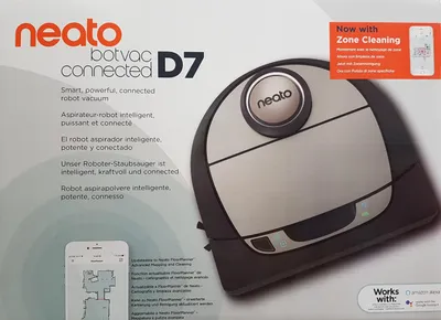 Zdjęcie produktu dla Odkurzacz automatyczny Neato D7 945-0347 Botvac Connected D750, czarny/srebrny