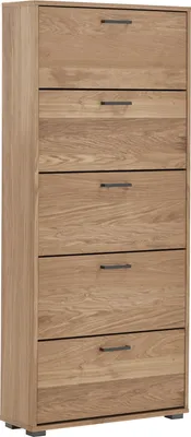 Produktbild von Schuhkipper - Eiche Furnier - B 78 cm - 5 Klappen