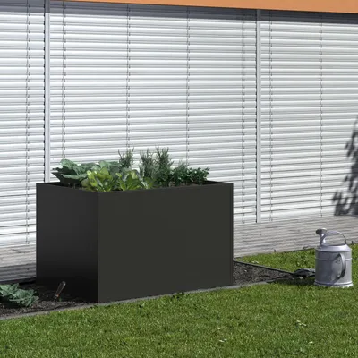 Produktbild von KGT Aluminium-Hochbeet "130" anthrazit 1,21 x 0,91 x 0,77 m (L x B x H)