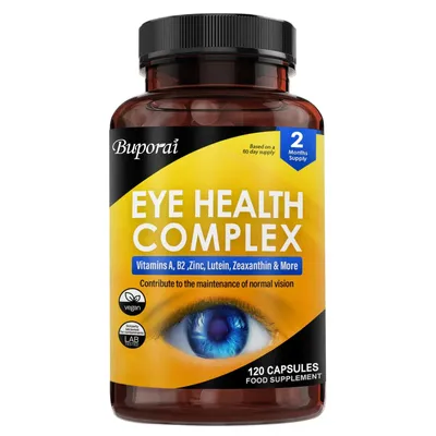 Image de Complexe pour la santé des yeux - Protégez vos yeux et votre vision grâce à la lutéine, la zéaxanthine et la vitamine A