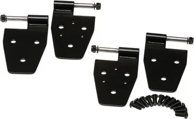 Zdjęcie produktu dla Zestaw zawiasów do drzwi półdrzwiowych, czarny, Jeep Wrangler TJ 96-06