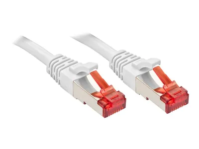 Immagine prodotto di Lindy Rj45/Rj45 Cat6 0.3m cavo di rete Bianco 0,3 m S/FTP (S-STP)