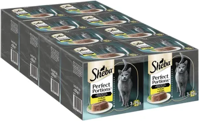 Produktbild von SHEBA® PERFECT PORTIONS™ mit Huhn 8 x 6 x 37,5g