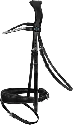 Produktbild von Passier Trense Favorite powered by Ingrid Klimke Schwarz/Edelstahl Warmblut Extra
