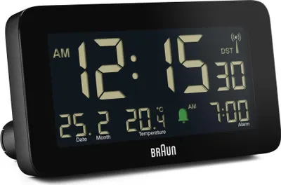 Obrázek produktu pro BRAUN BC10 DCF-B Rádiem řízený budík černý