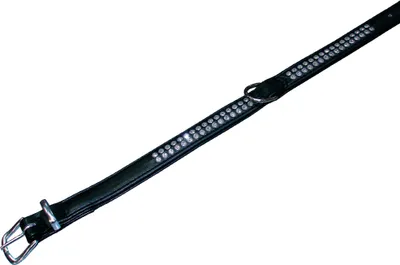 Immagine prodotto di Collare Nobby "Crystal" a doppia fila 37 cm (27-32 cm), 17/19 mm nero