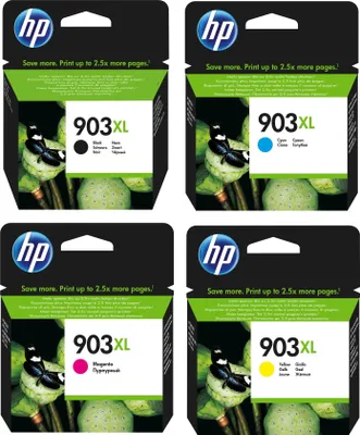Immagine prodotto di HP 903XL Nero, Ciano, Magenta, Giallo originali in confezione multipla da 4 unità