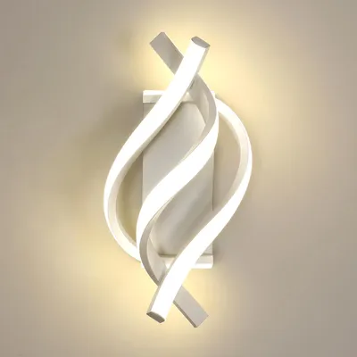 Produktbild von Comely LED Wandleuchte Innen, 22W Weiß Wandlampe Innen Acryl 2500LM 4500K