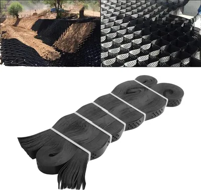 Produktbild von Schotterboden-Stabilisierungsnetz, Größe 9x17 FT, langlebiges HDPE-Material, faltbares Design