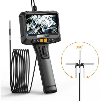 Produktbild von Inskam S10 Endoskop mit Schwenkfunktion, 5" Display, 3,9mm Sonde, 1080p, 2m Kabellänge