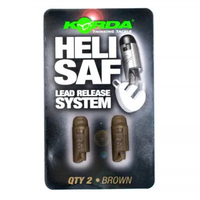 Produktbild von Korda Heli Safe Brown - 2 Lead Clips