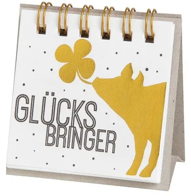 Produktbild von Räder Design Aufsteller Kleine Botschaften Glücksbringer