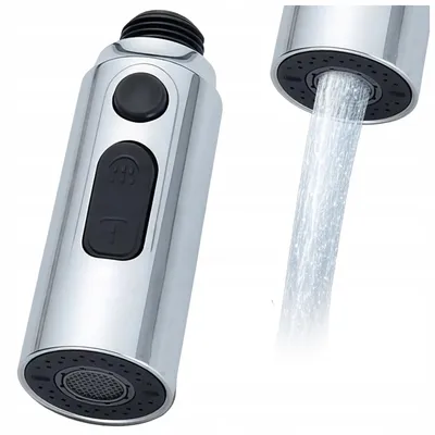 Produktbild von VENTRO Küchenarmatur-Brausekopf, Ausziehbar, 3 Funktionen, Chrom