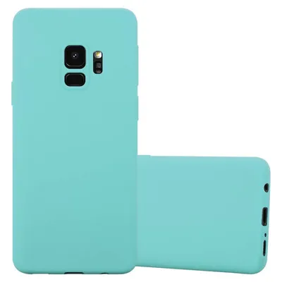 Zdjęcie produktu dla Etui Cadorabo do Samsung Galaxy S9 w kolorze niebieskim, silikonowe etui TPU na telefon komórkowy