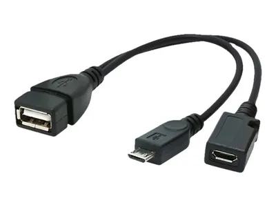 Image de gembird USB-Adapter micro A -> micro B 0.15m OTG
