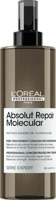 Immagine prodotto di L'Oreal Professionnel, Serie Expert Absolut Repair Molecular, Hair Spray Treatment, 190 ml