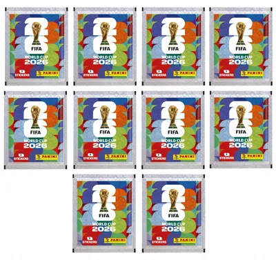 Obrázok produktu pre 10 PACKETS FIFA WORLD CUP 2026 STICKER COLLECTION 70 STICKERS Stickers