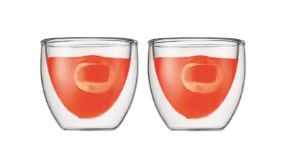 Zdjęcie produktu dla Bodum PAVINA 2 szt. szklanka z podwójnymi ściankami, 0,08 l, przezroczysta