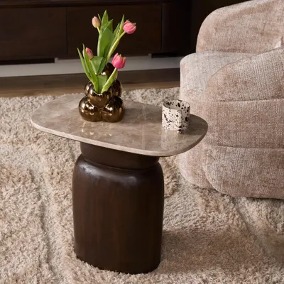 Productafbeelding van Starfurn Bijzettafel Silva Bruin 56cm