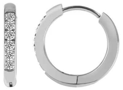 Produktbild von Akzent Damen Ohrring Kasani Edelstahl, hautverträglich, D: 12 mm