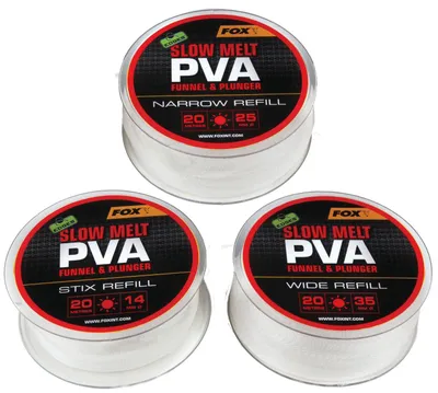 Produktbild von Fox Edges PVA Mesh refill Slow Melt 20m - PVA-Schlauch, Größe:14mm Stix