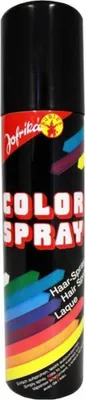 Haarspray schwarz 100 ml Sprühdose Strähne färben Kostüm-Zubehör Fasching Karneval Mottoparty Neon-Party Sommer-Festival Halloween