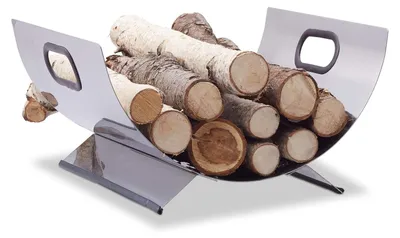 Productafbeelding van TRANKIELO® - Houtmand roestvrij staal - 19x37x33 cm - Modern ontwerp - Handgrepen voor gebruiksgemak