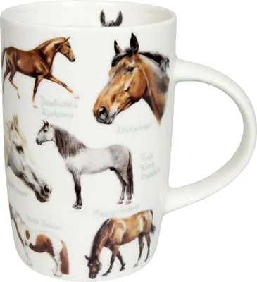 Produktbild von Könitz Becher Natures Diversity - Horses, Tasse, Kaffeebecher, New Bone China, Bunt, 540 ml, 11 7 269 2710