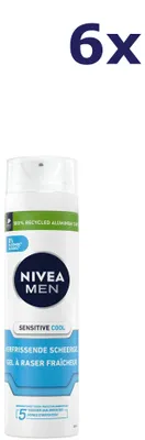 Produktbild von 6x Nivea men Scheergel Sensitive Cooling 200 ml