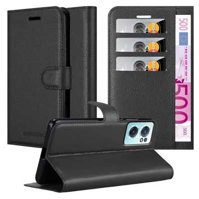 Image de Cadorabo Housse pour OnePlus Nord CE 2 5G Housse de protection en noir Etui pour téléphone portable Case Cover Fermeture magnétique