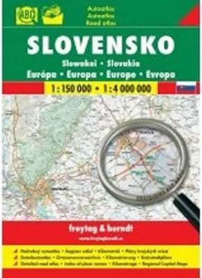 Obrázek produktu pro Slovensko autoatlas 1:150 0000 A4, spirála