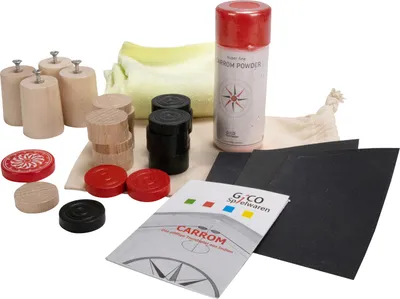 Image de GICO Carrom Accessoires universels Set complet pour toutes les planches 2116