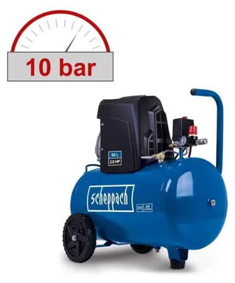 Produktbild von SCHEPPACH HC85 Elektrokolben-Kompressor 50 l Kessel 1500 W, 220 l/min, 10 bar, 2 Räder