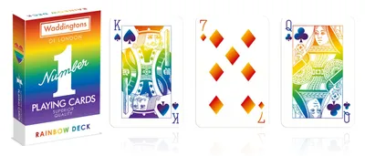 Produktbild von Number 1 Spielkarten Rainbow Kartenspiel Karten Spiel Fanartikel