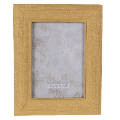 Produktbild von Clayre & Eef Bilderrahmen 13x18 cm Goldfarbig Kunststoff