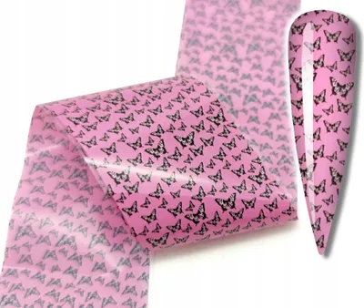 Produktbild von Nageltransferfolie 10Cmx4Cm Schmetterlinge