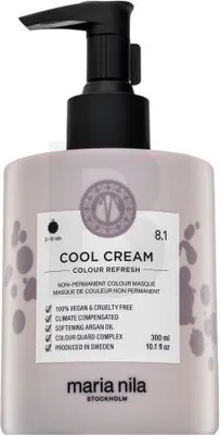 Produktbild von Maria Nila Colour Refresh ernährende Maske ohne Farbpigmente für Wiederbelebung der Farbe Cool Cream 300 ml