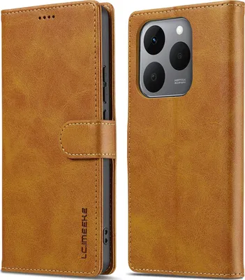 Image de Etui pour Xiaomi 15T étui en cuir avec fermeture magnétique et support, étui de protection Jaune