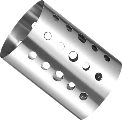 Image de Porte-baguettes Cage à baguettes en acier inoxydable Porte-baguettes Organisateur d'ustensiles pour baguettes Fourchettes Cuillères Pailles