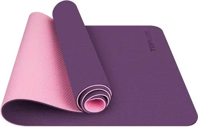 Produktbild von Famanu Gymnastikmat Yogamat Gepolstert und Rutschfest - 183 x 61 x 0,6 cm