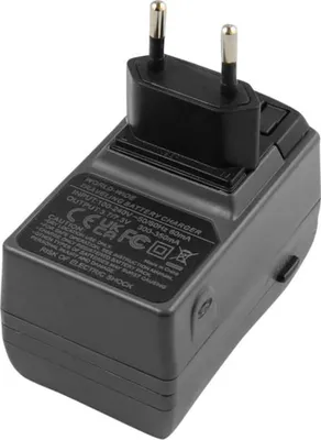 Produktbild von Avizar, CR123 Batterieladegerät mit 2 Akkus kompatibel Canon Kodak Nikon, Schwarz