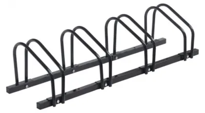 Produktbild von Fahrradständer für 4 Fahrräder, schwarz