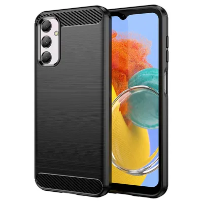 Produktbild von Carbon Shield TPU Hülle für Samsung Galaxy M14 - Schwarz KP28577