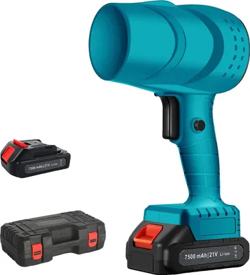 Produktbild von Elektrischer Ventilator, Leistungsstarker 36000 U/min, Kabelloses Design, Blaue 1 Batterie